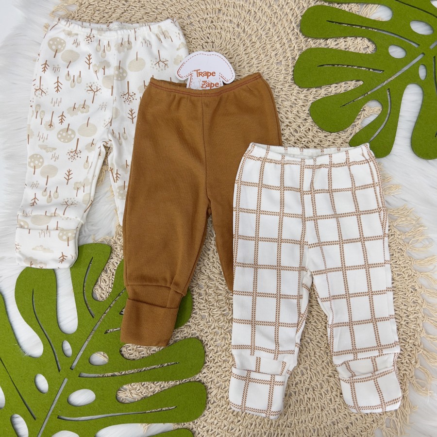 Kit 3 calças- Floresta, Ferrugem e Quadriculado